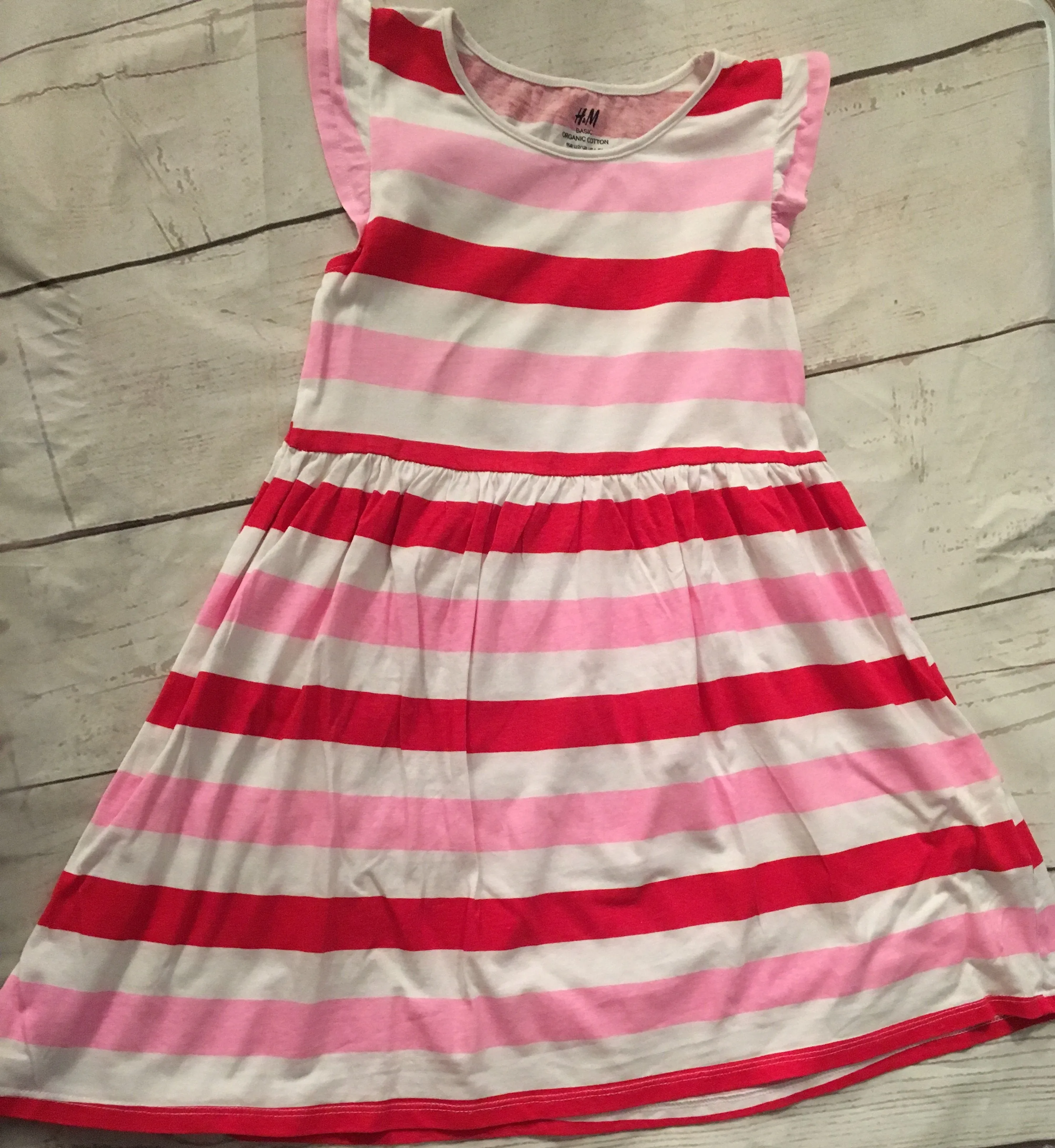 6-8 Years Striped Dress