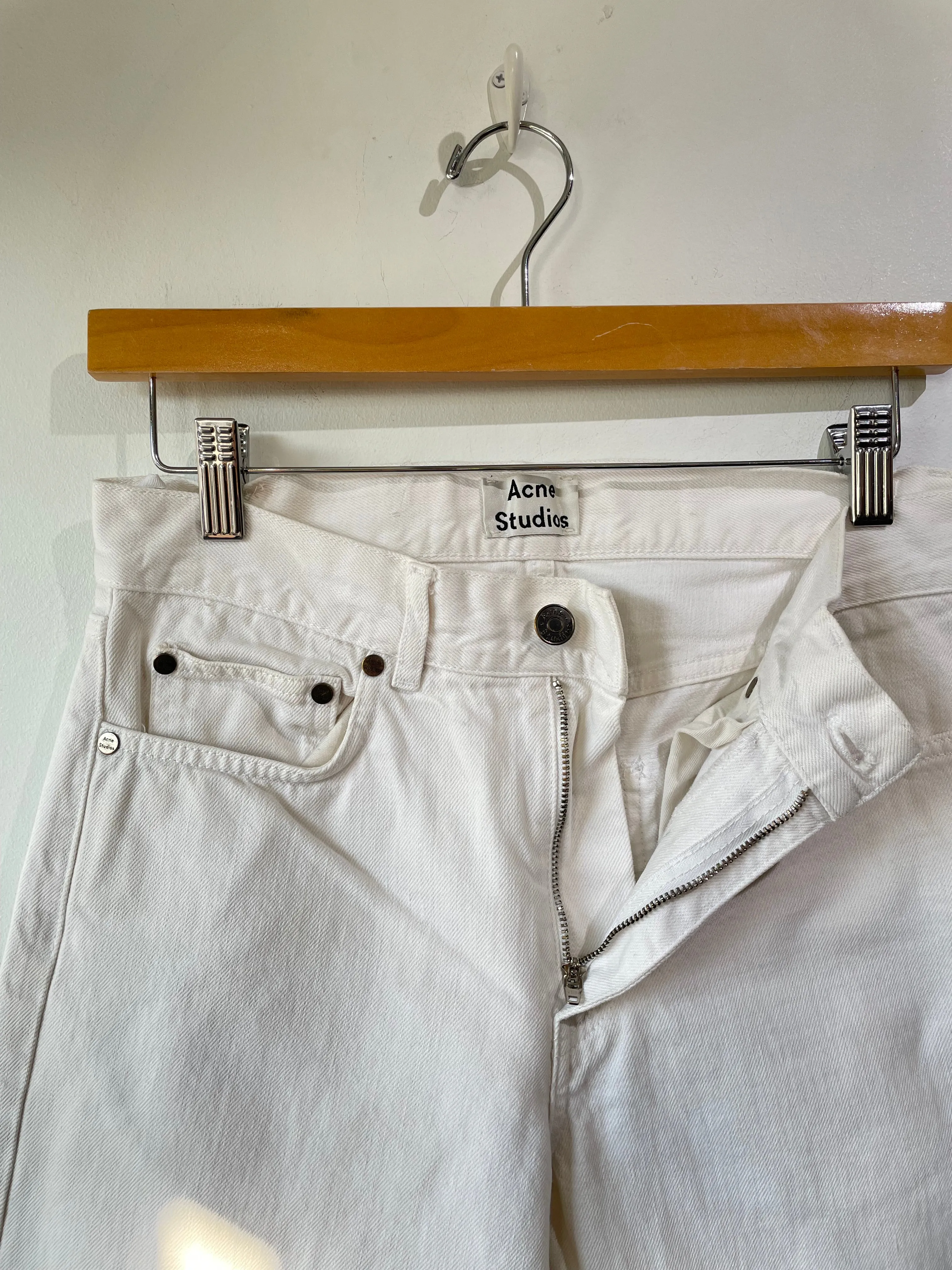 Acne Studios White Jeans