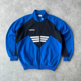 Adidas 1990s colour block embroidered track jacket (M)