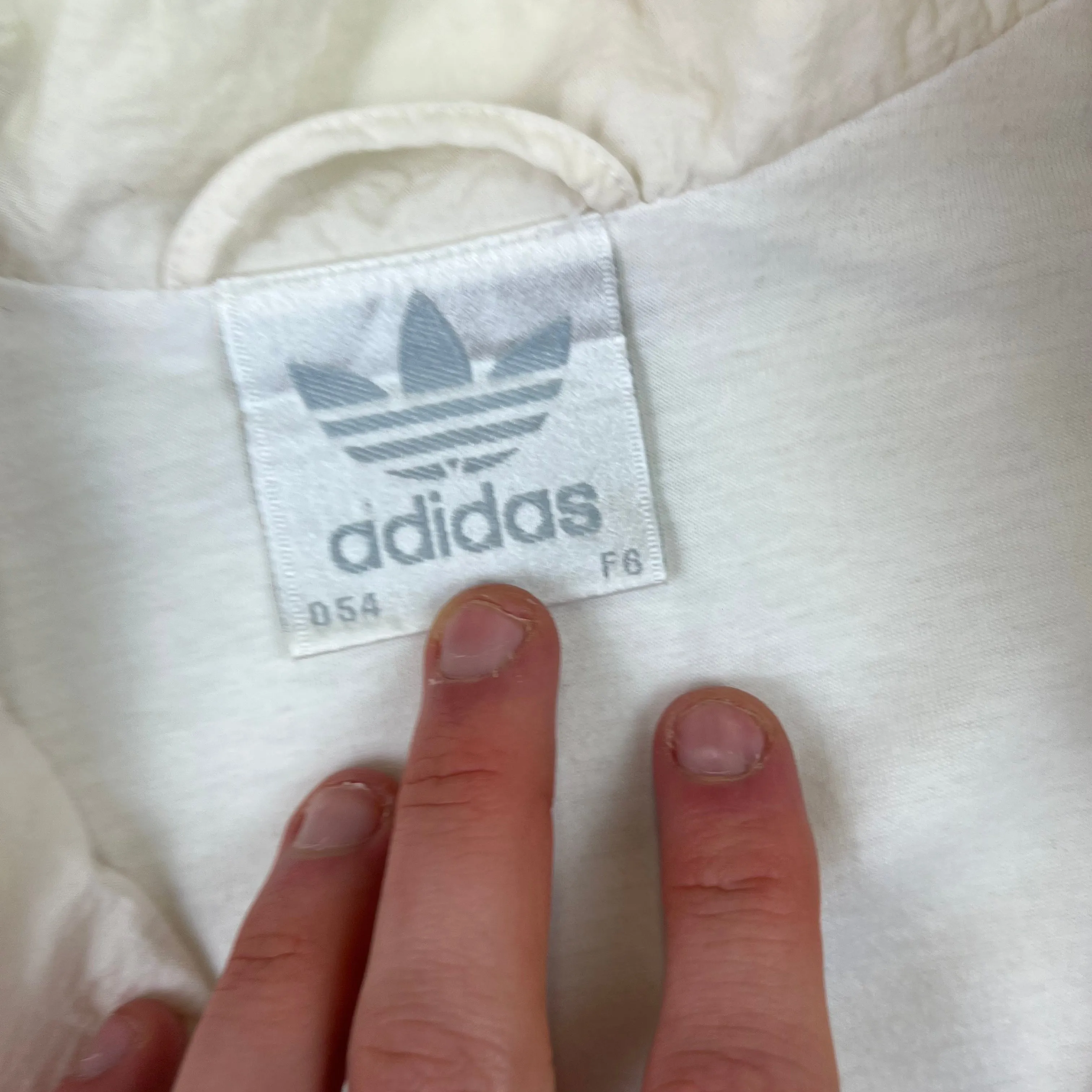 Adidas 1998-90 West Germany Track Jacket Cream Rare