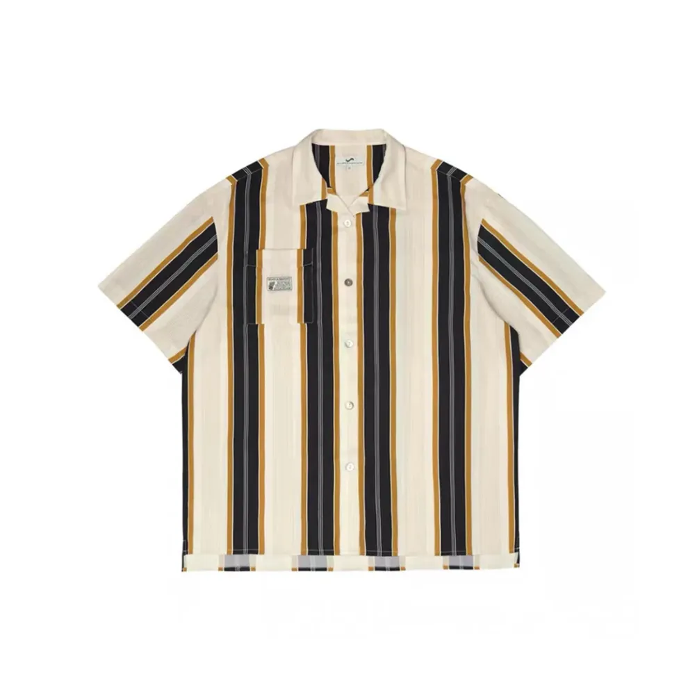 “American Vintage Stripe Short Sleeve” Shirts