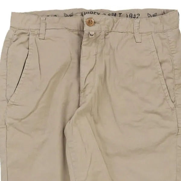 Avirex Chinos - 33W 32L Beige Cotton Blend