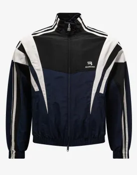 Balenciaga Navy Blue Sporty B Tracksuit Jacket