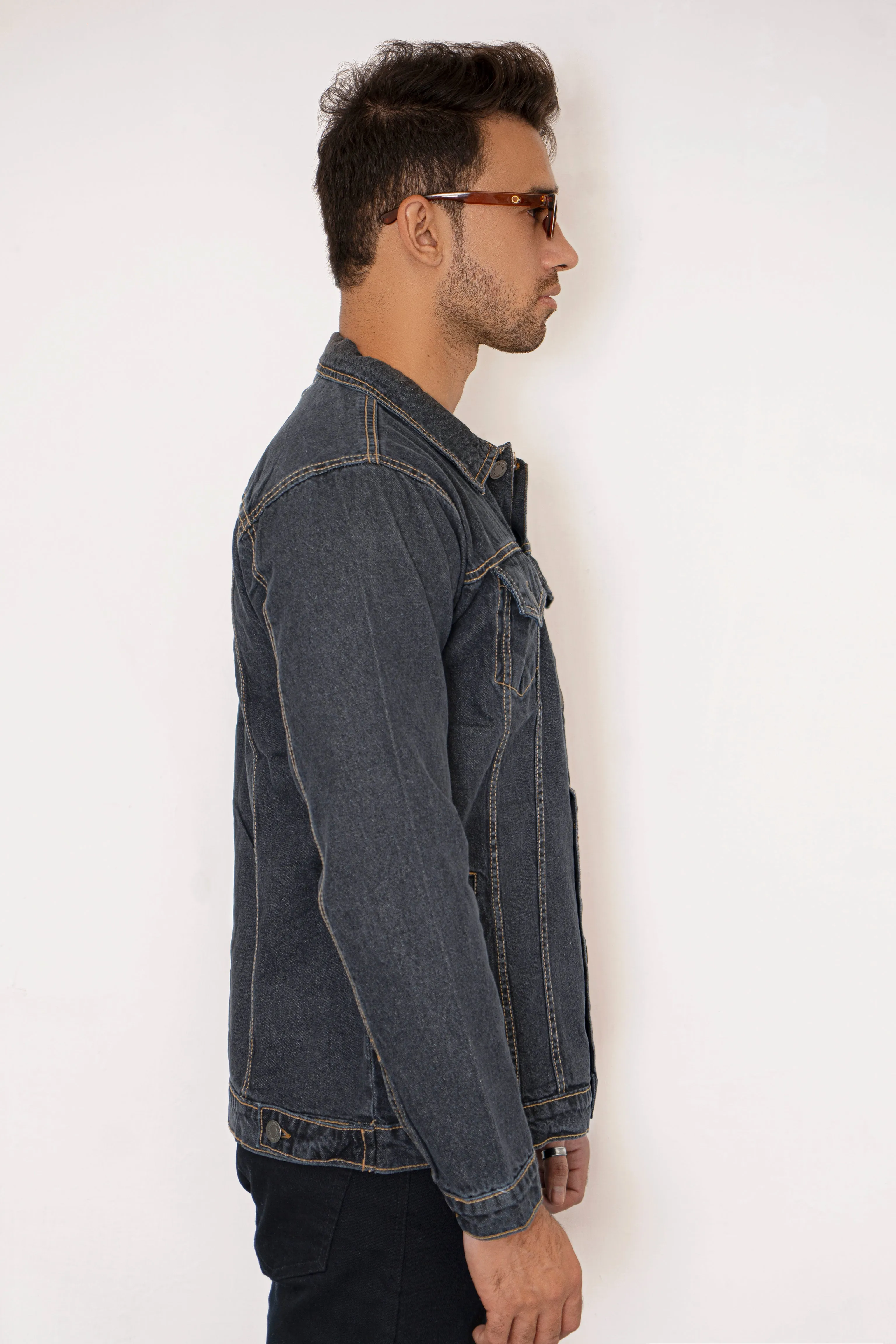 Basic Walnut Denim Jacket