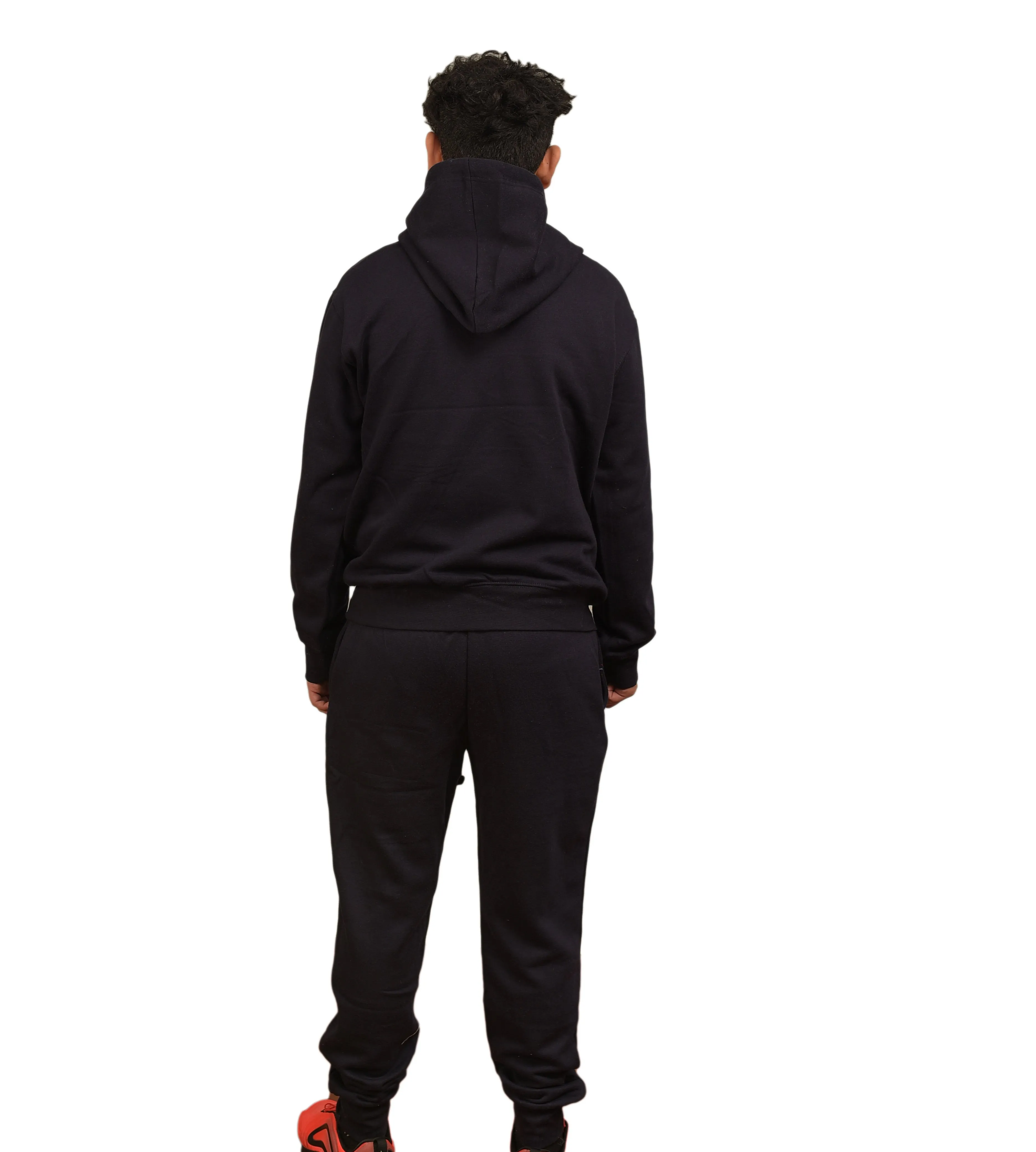 Black Adult Pull Over Sweat Suit