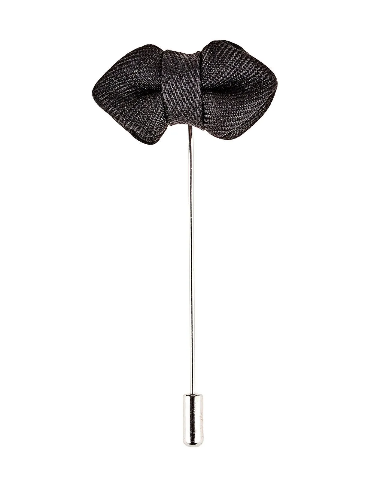 Black Bow Tie Lapel Pin