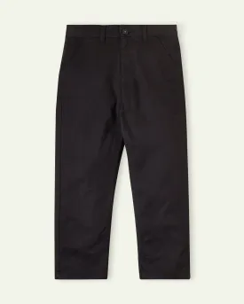 Black Regular Fit Chinos