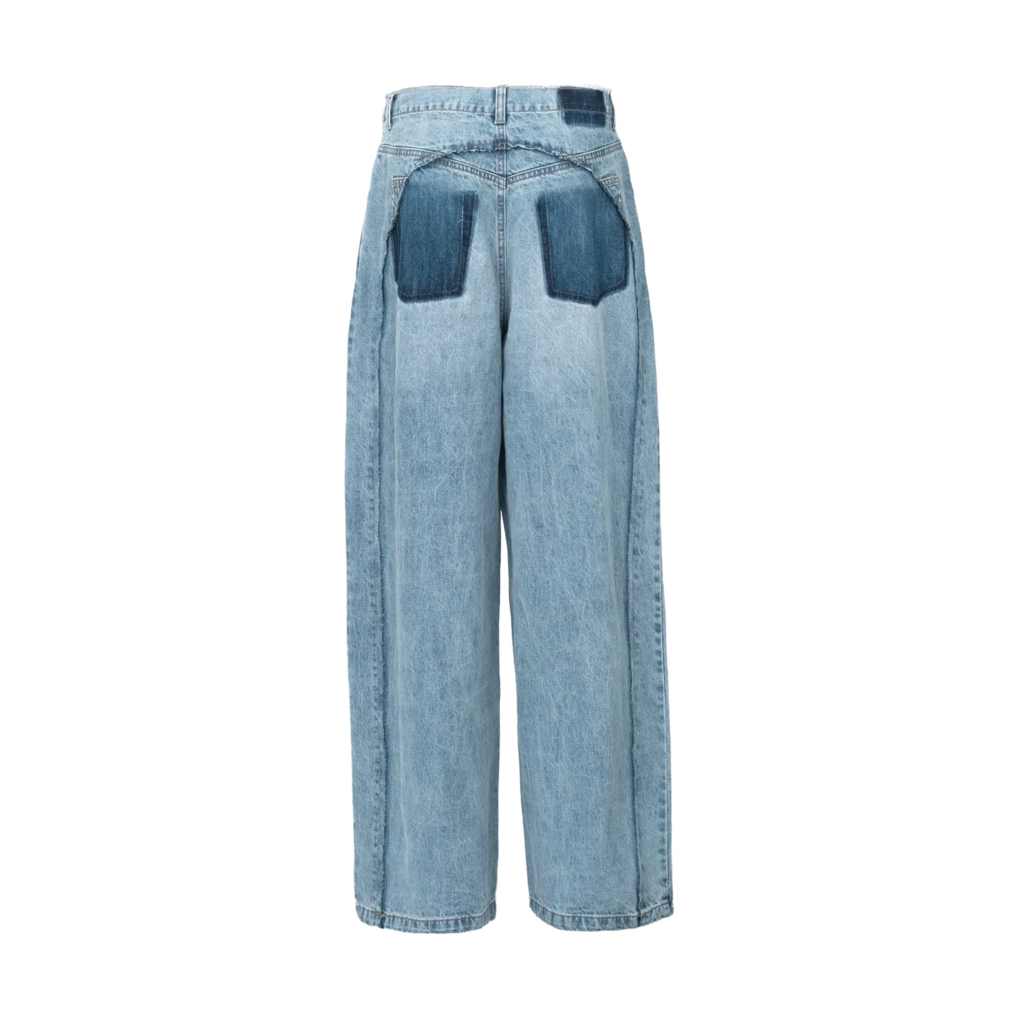 Blue Double Layer Jeans