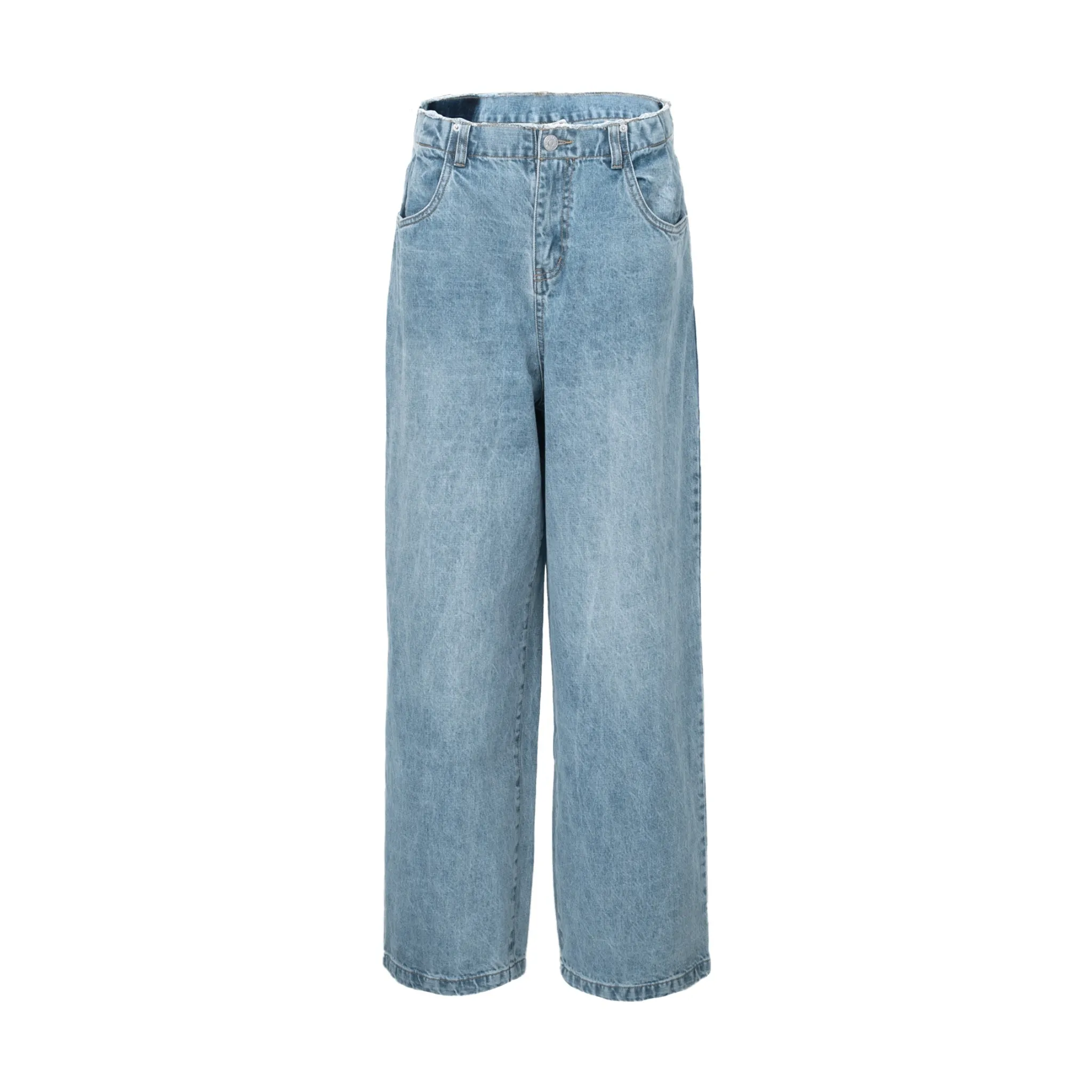 Blue Double Layer Jeans