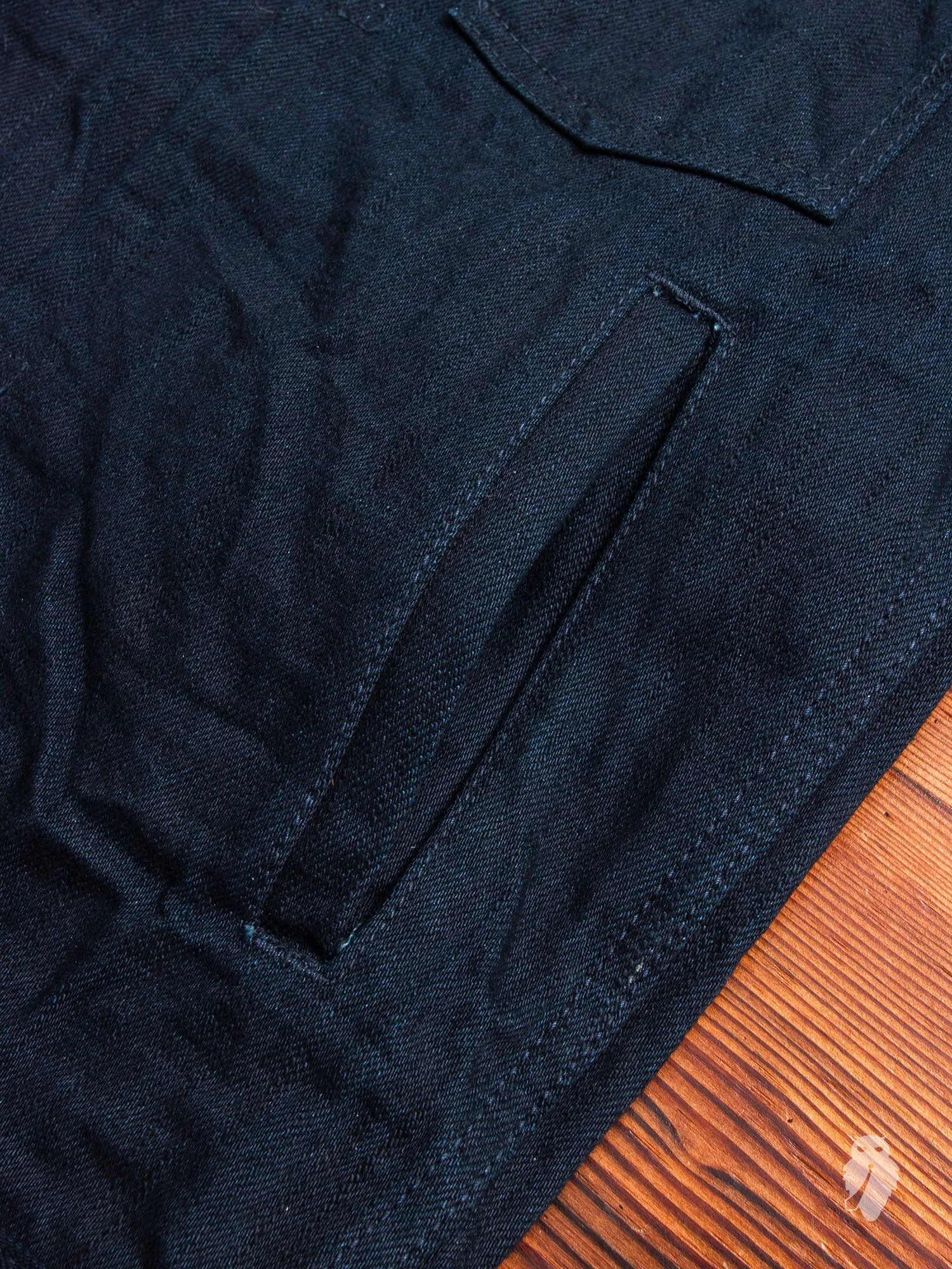 BOM012-B "Momotaro x Blue Owl" 15.7oz Selvedge Denim Jacket