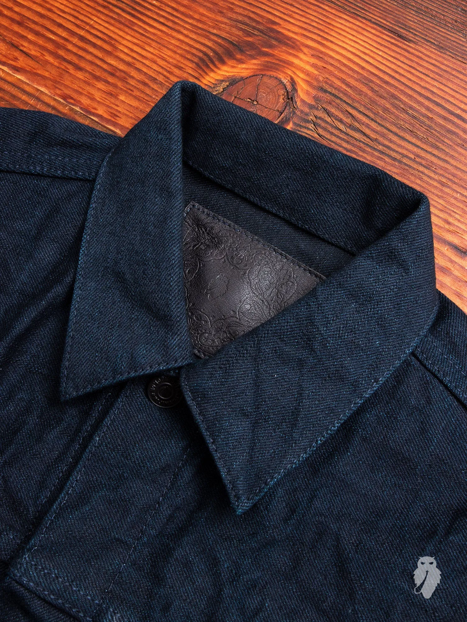 BOM012-B "Momotaro x Blue Owl" 15.7oz Selvedge Denim Jacket