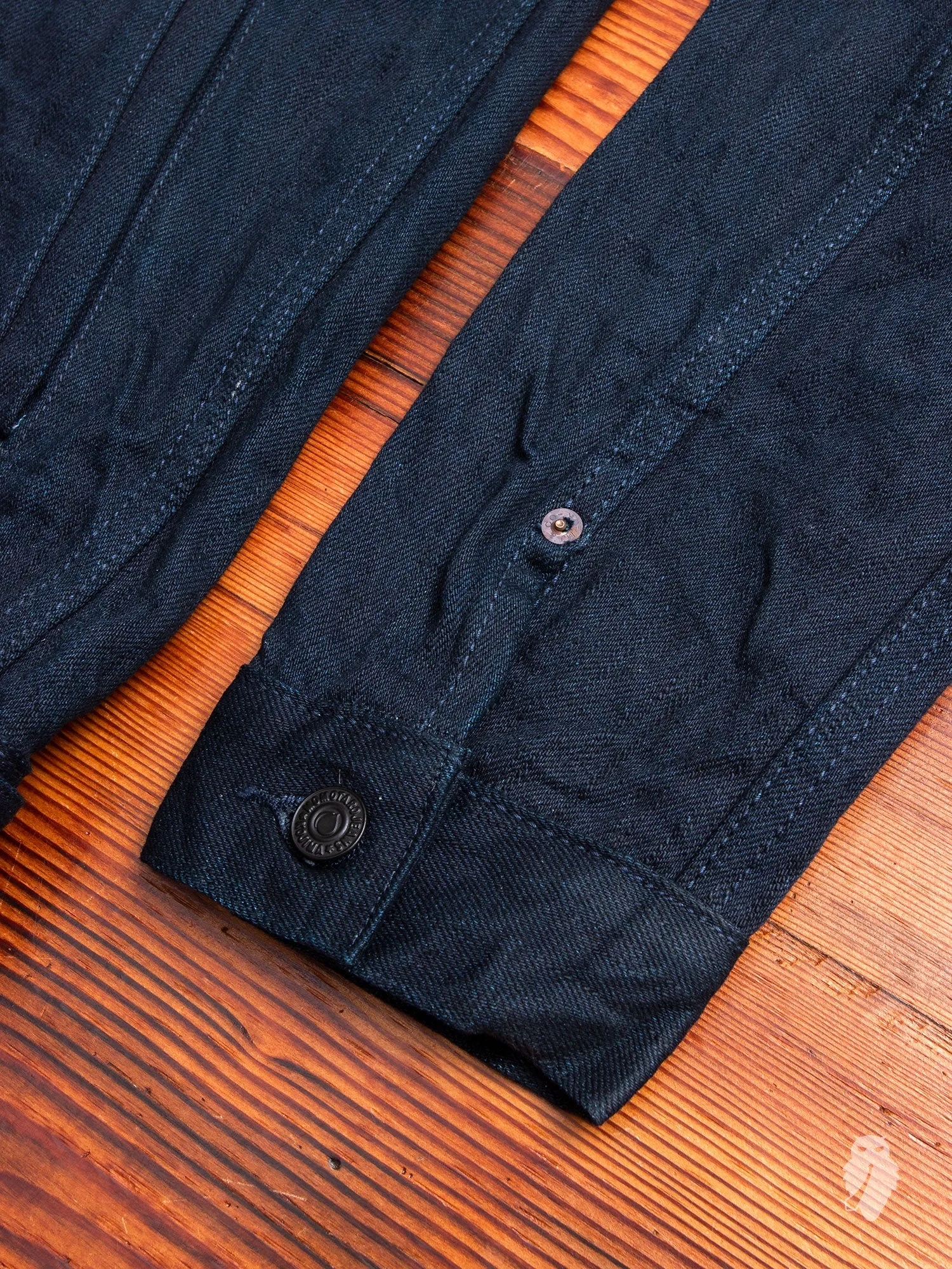 BOM012-B "Momotaro x Blue Owl" 15.7oz Selvedge Denim Jacket