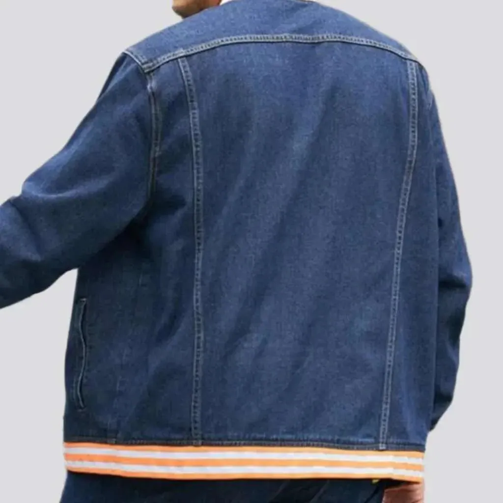 Bomber men's jean jacket