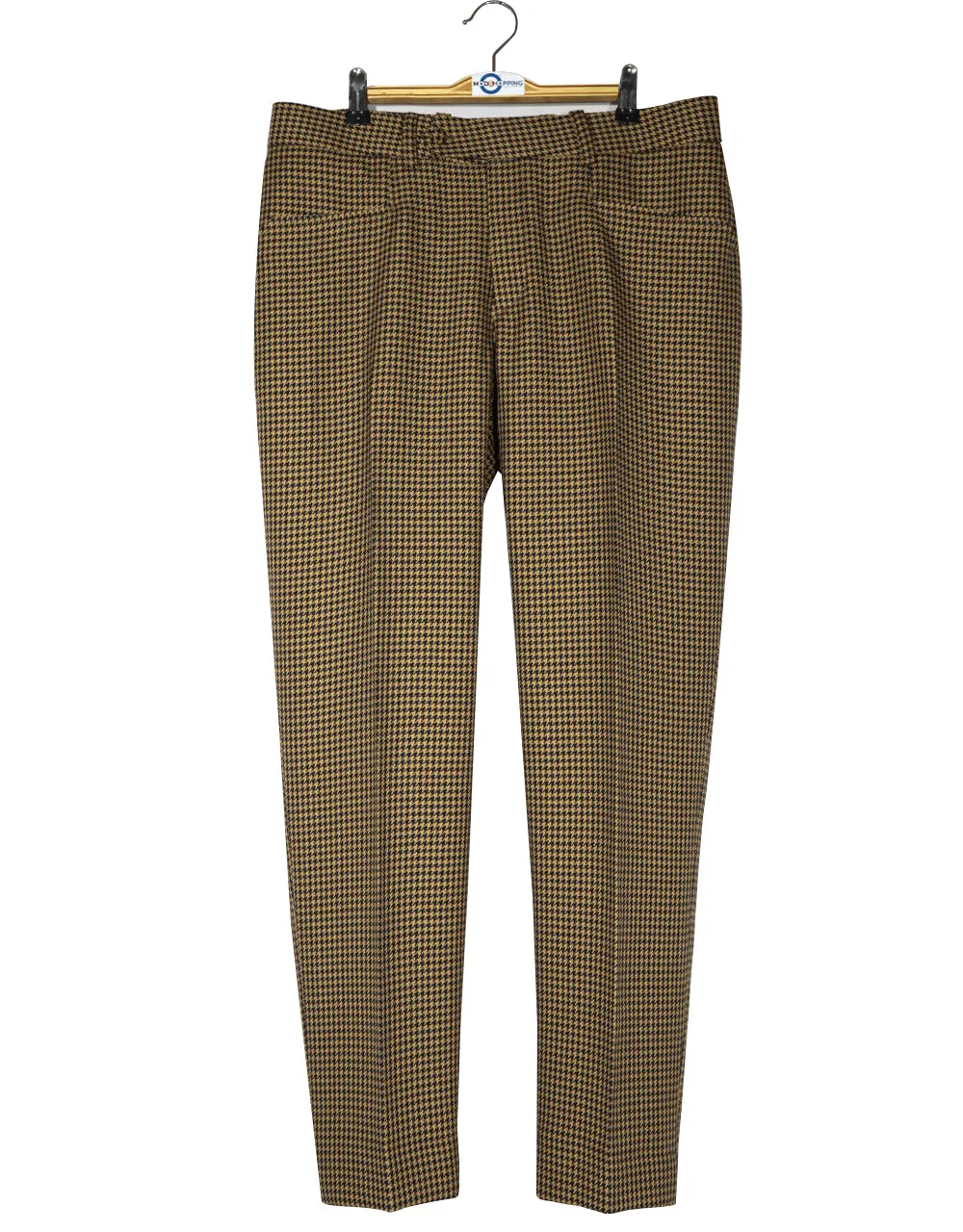 Brown And Black Houndstooth Suit