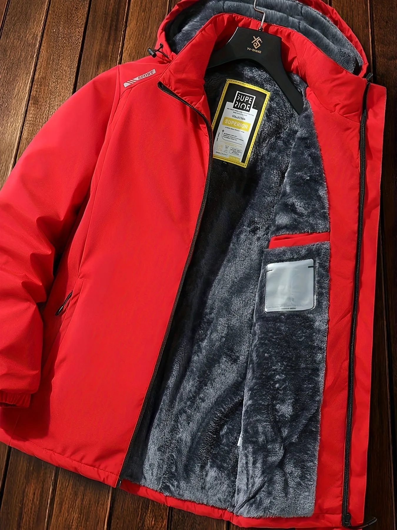 Casual Solid Fleece Warm Puffer Winter Jacket for Men | Ideal for Winter