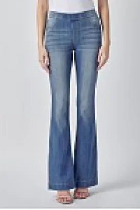 Cello Mid Rise Flare Jeans