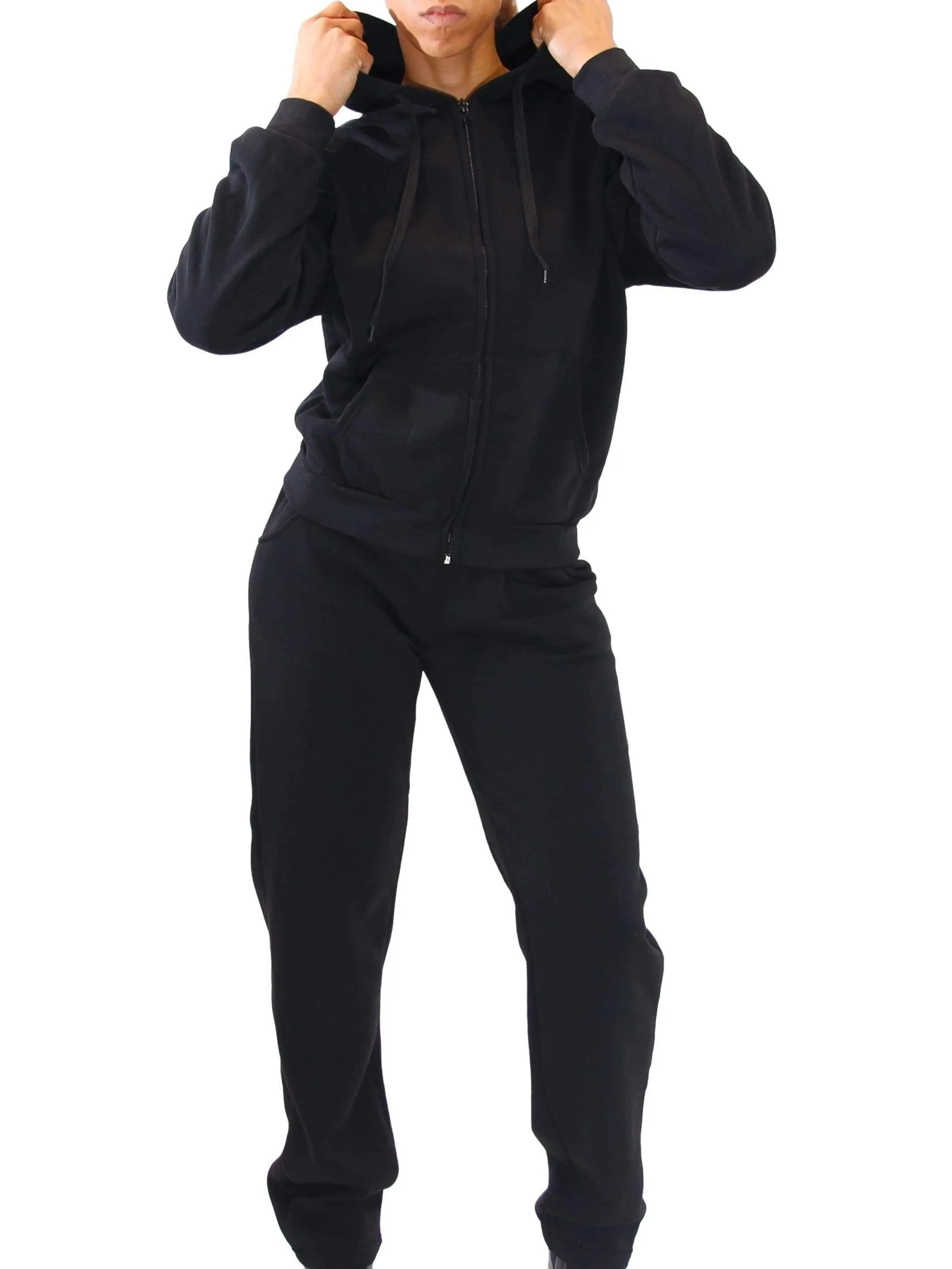 Comfy Bee | 2 Piece Sweat Suit Black