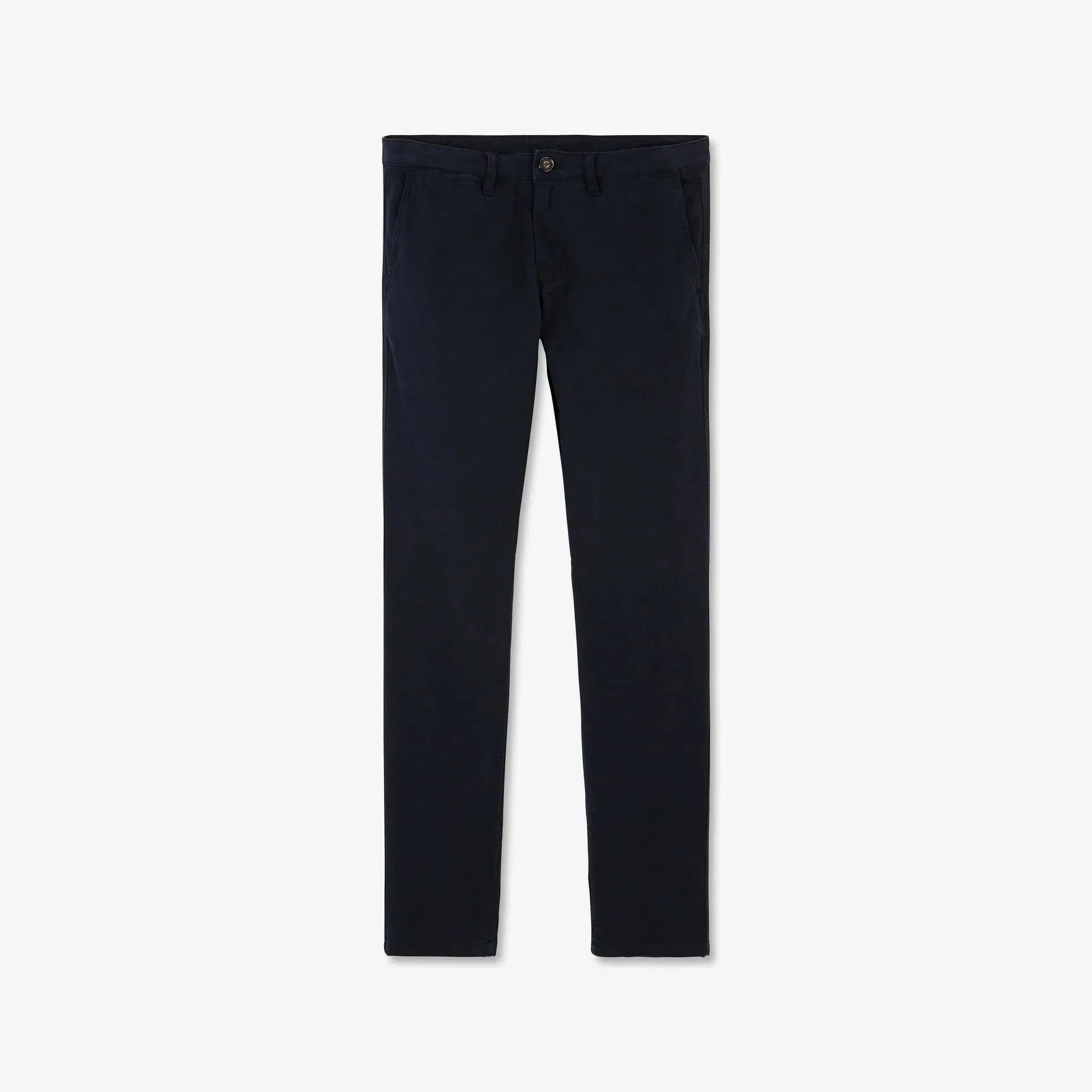 Dark blue plain chinos