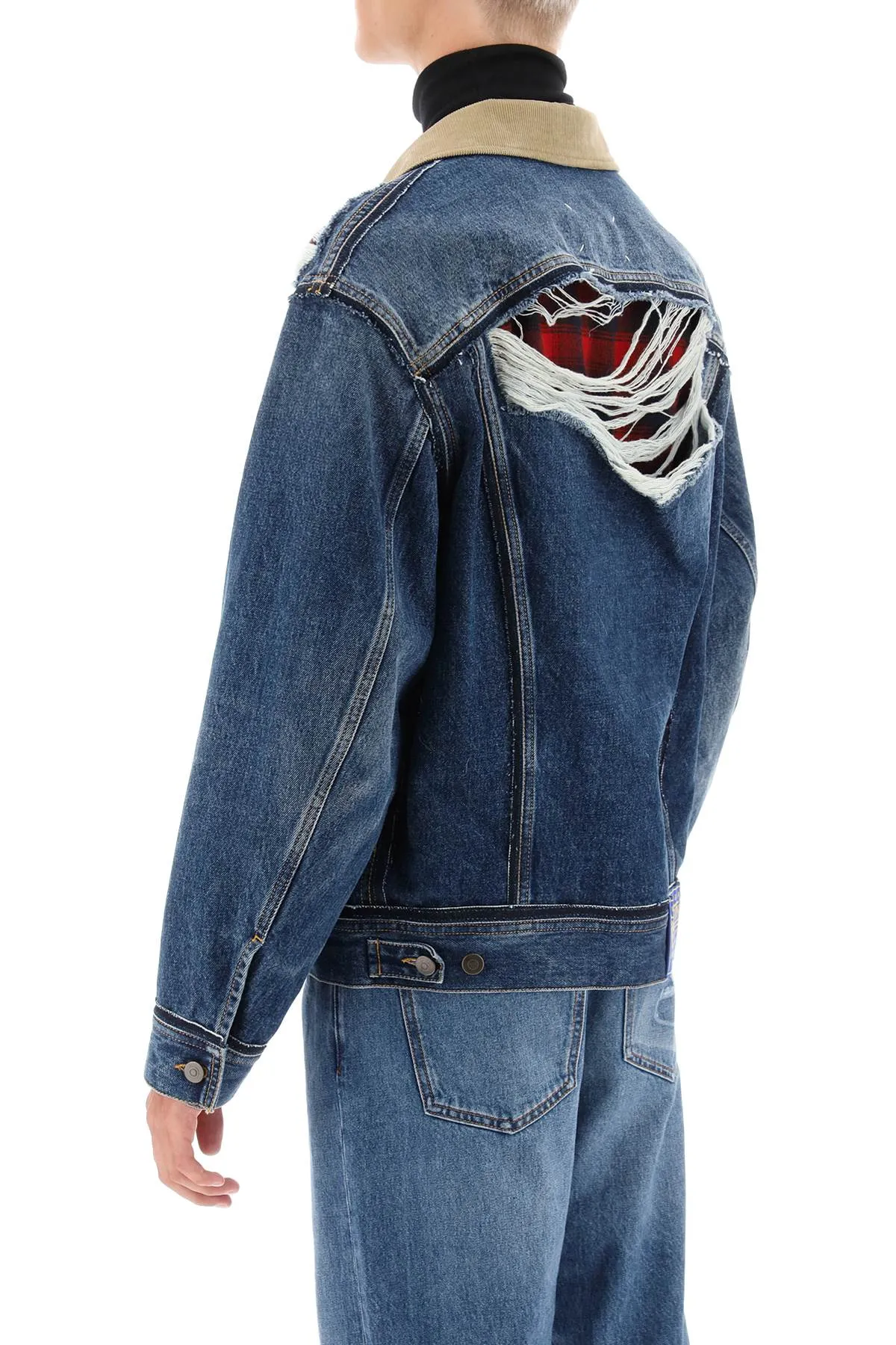 décortiqué denim jacket