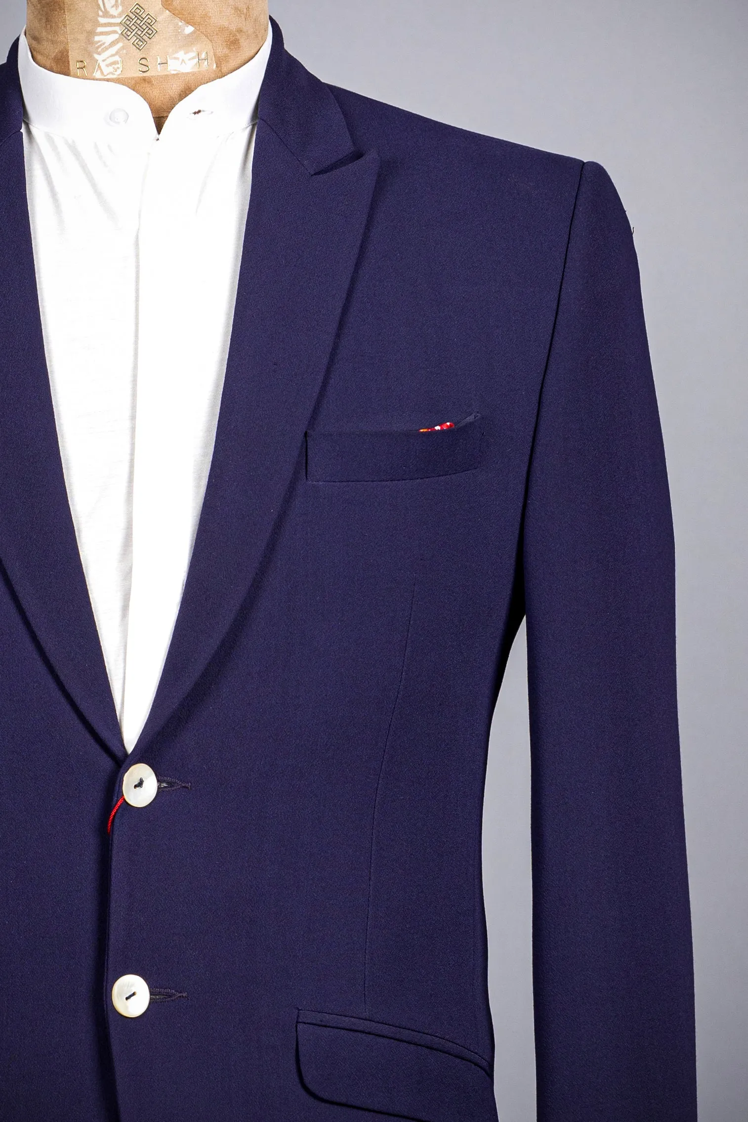 Designer Blue Blazer for Men on Sale Online