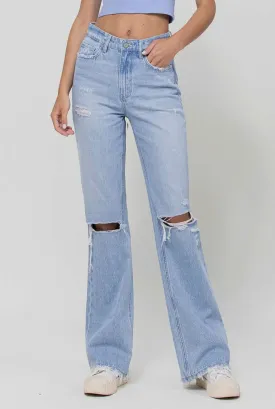 Faith Moves Mountains High Rise Jeans