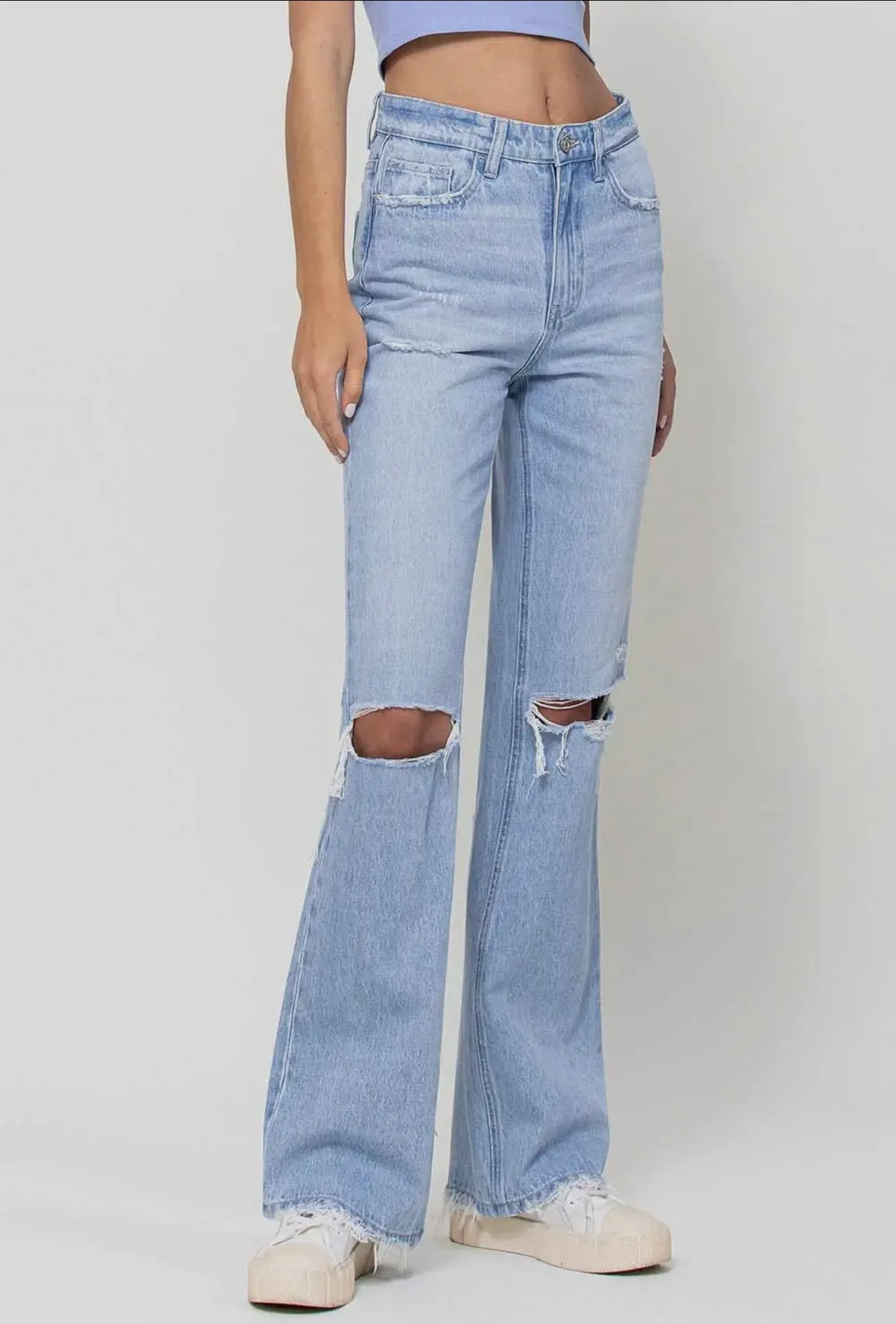 Faith Moves Mountains High Rise Jeans