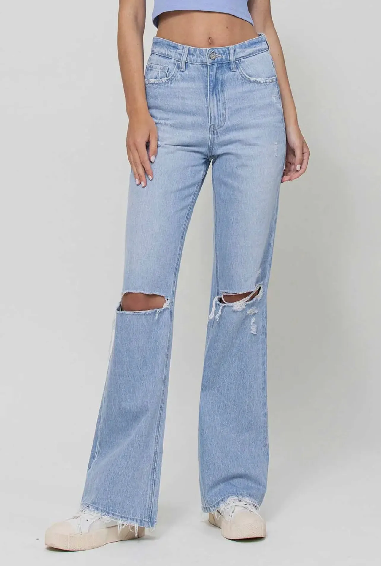 Faith Moves Mountains High Rise Jeans