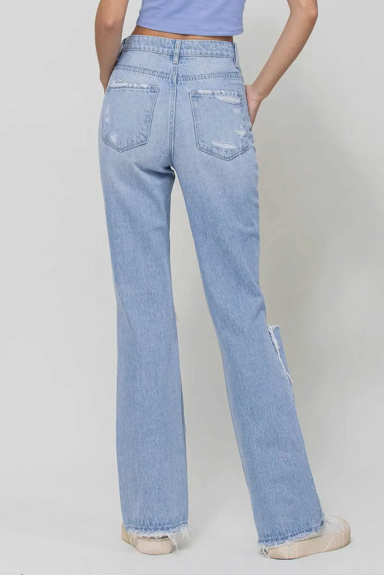 Faith Moves Mountains High Rise Jeans