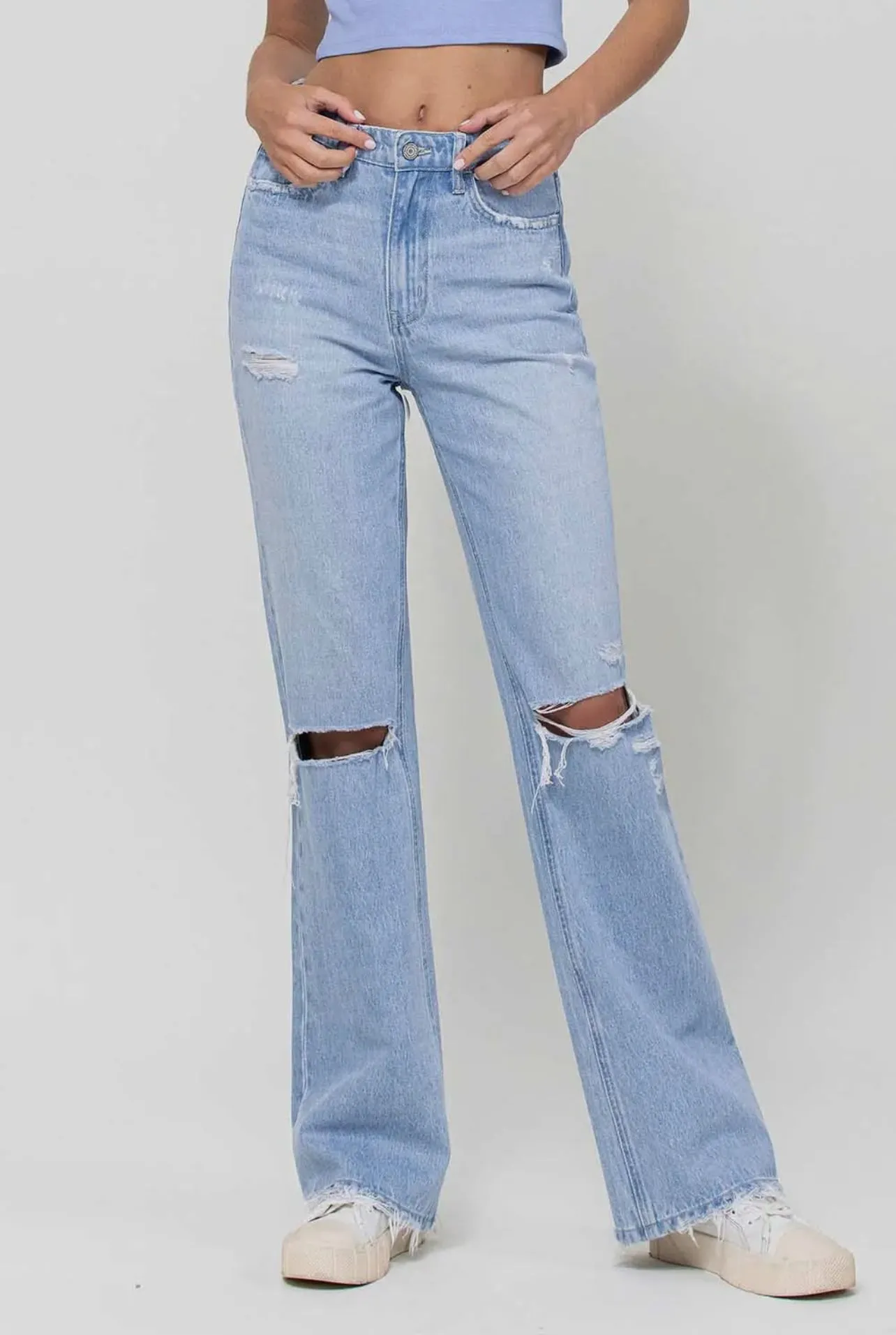 Faith Moves Mountains High Rise Jeans