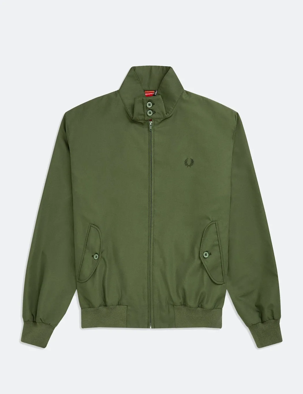 Fred Perry Re-issues Harrington Jacket (Made in UK) - Olive Green