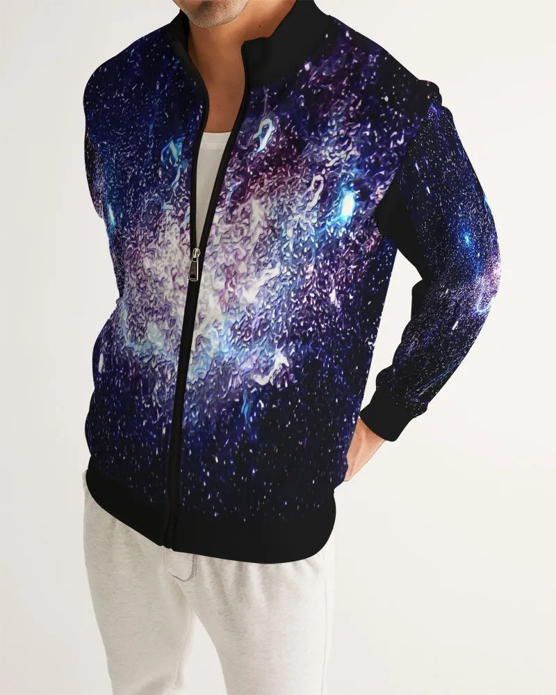 Galaxy Prints 01 Men's Designer Stripe Sleeve Track Jacket