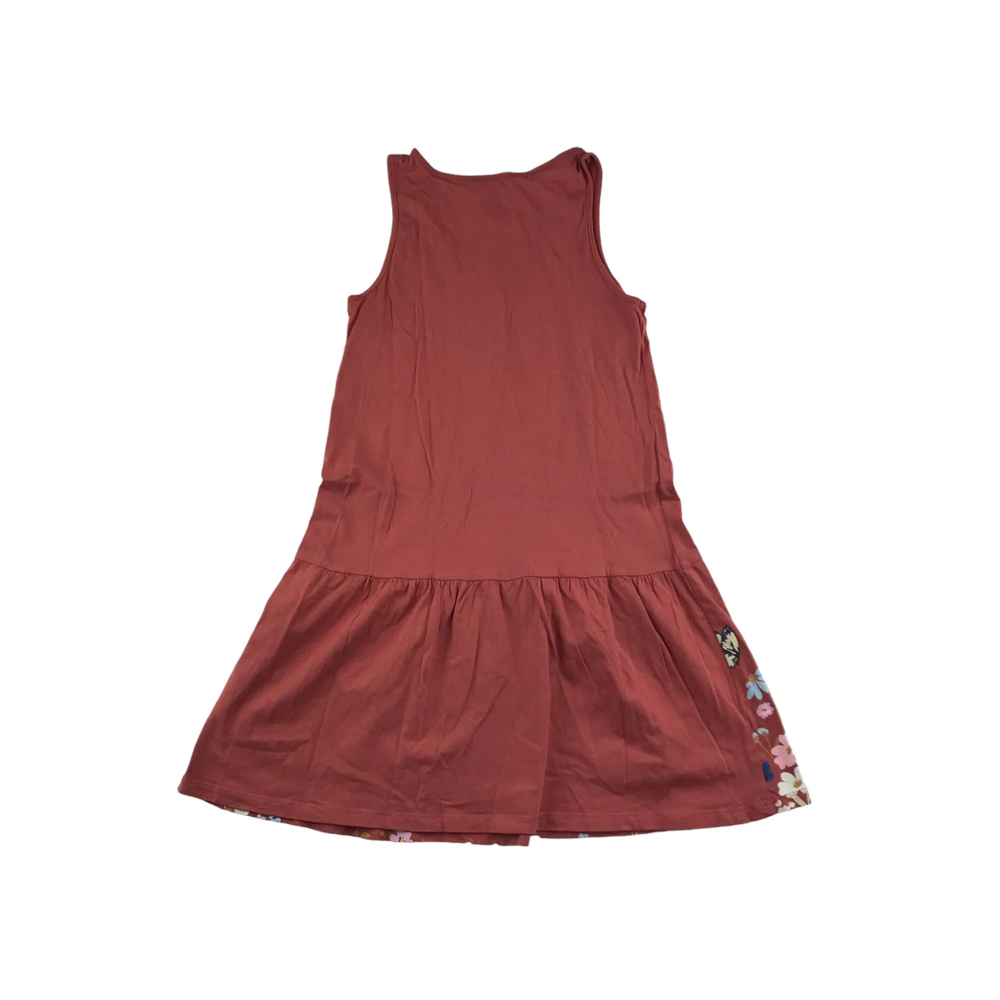 H&M Dress Age 8-10 Terracotta Floral