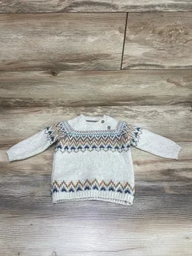 H&M Jacquard Knit Sweater Beige sz 6m