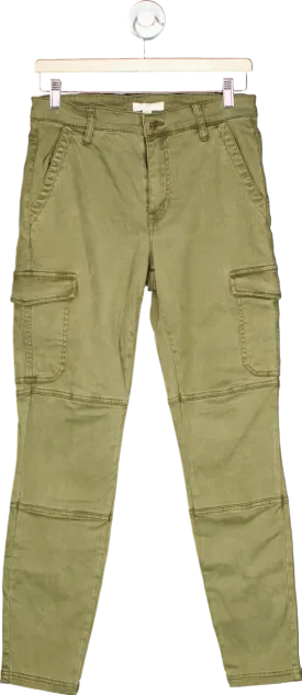 H&M Olive Green Cargo Trousers UK 12