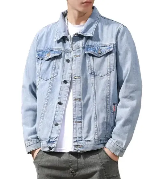 Handsome Casual Blue Jacket for Men