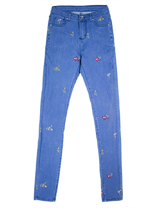 Heavy Industry 3D Embroidery Jeans