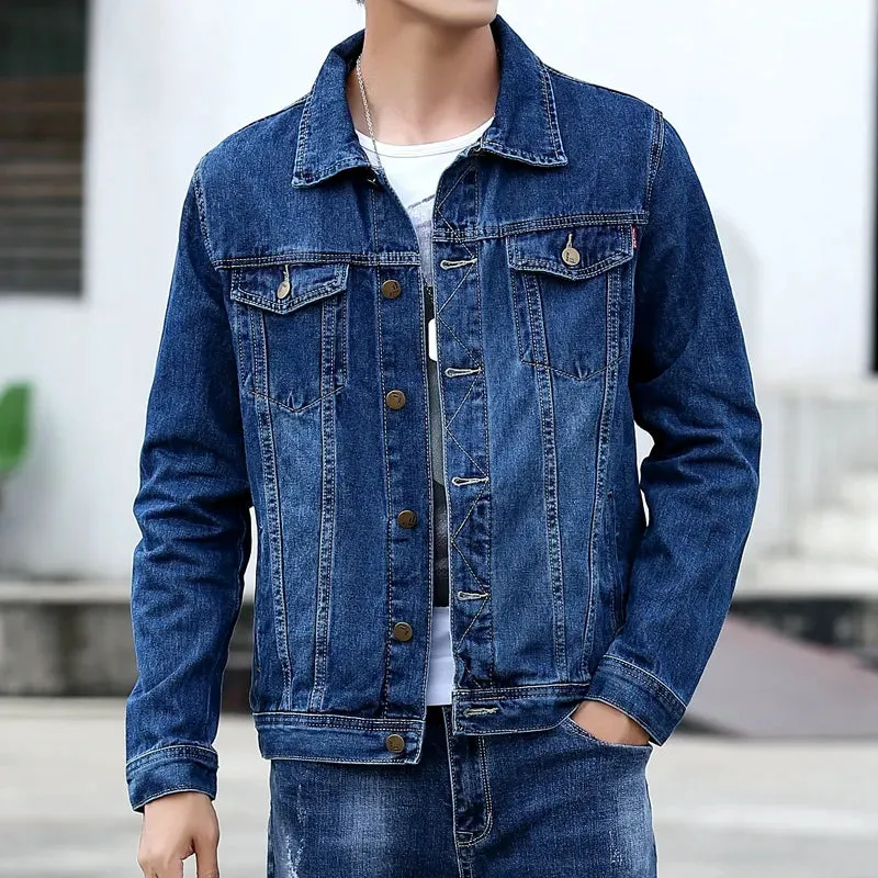 High Quality Single Breasted Cotton Denim Jackets