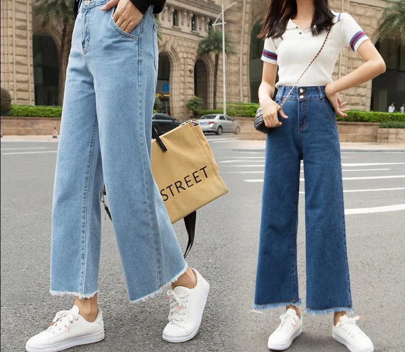 High Waist Wide Leg Jeans