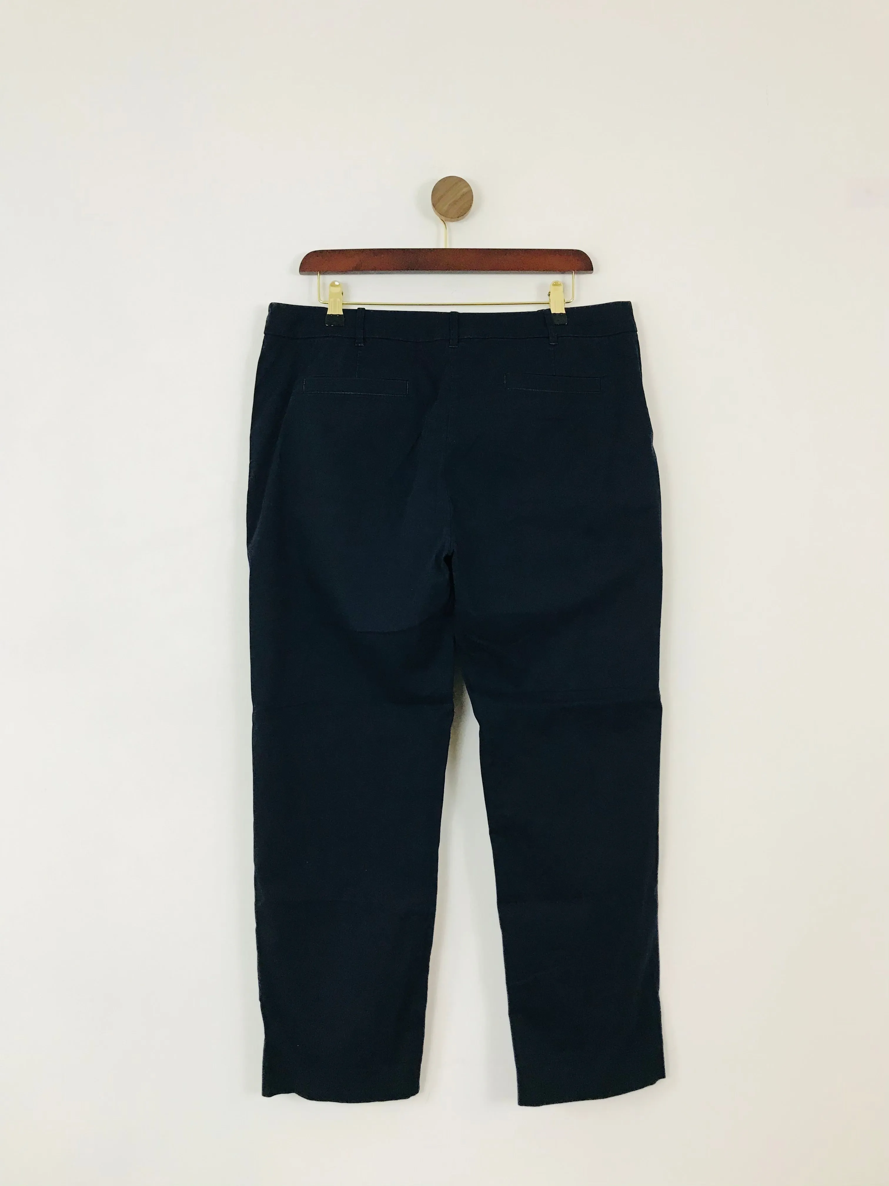 Hobbs Women’s Straight Chino Trousers | UK14 | Navy Blue