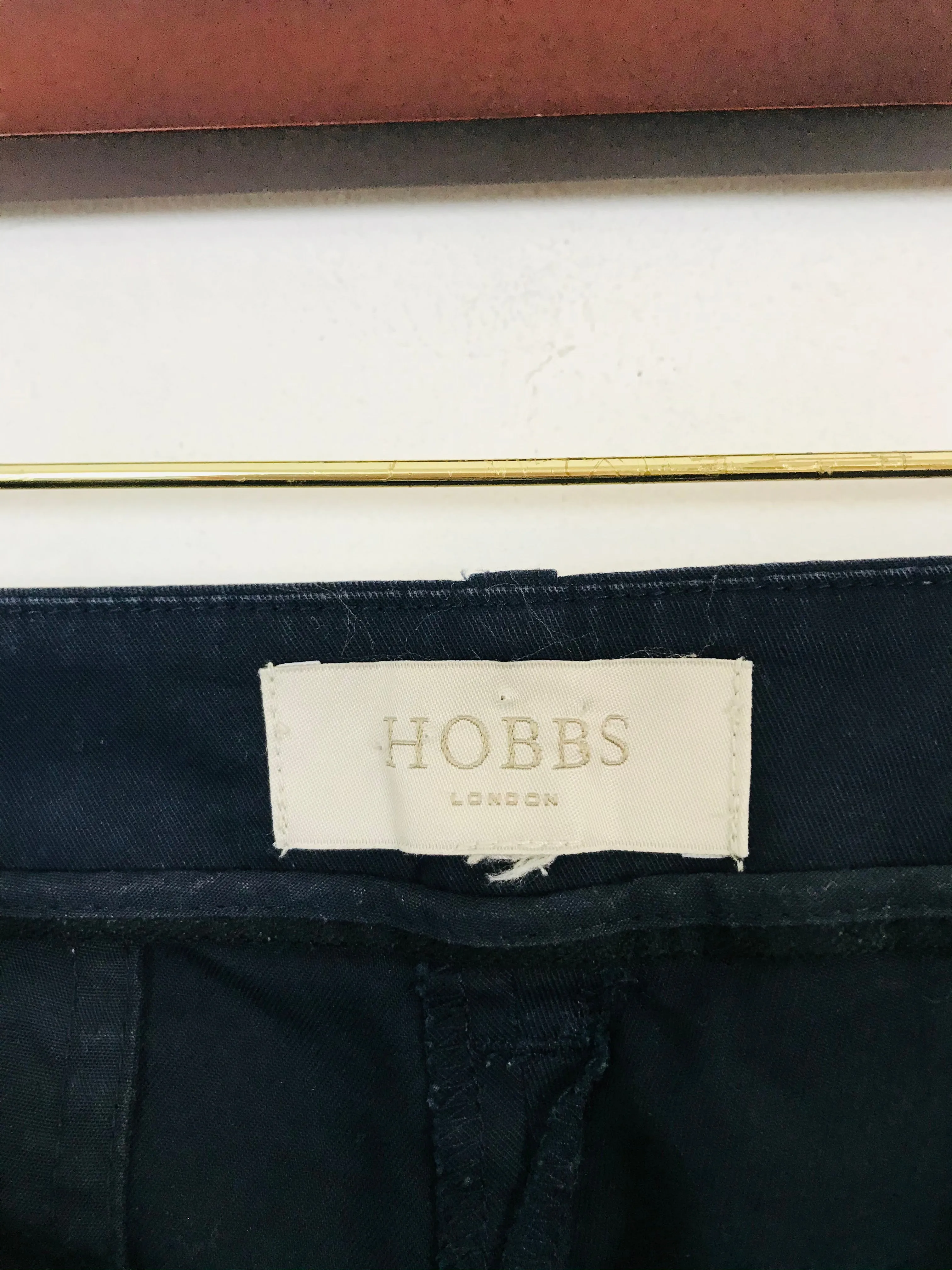 Hobbs Women’s Straight Chino Trousers | UK14 | Navy Blue