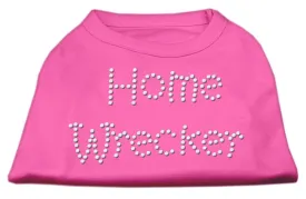 Home Wrecker Rhinestone Shirts Bright Pink M (12)