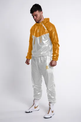 Hybrid Performance Sweat Suit 2.0- White/Gold