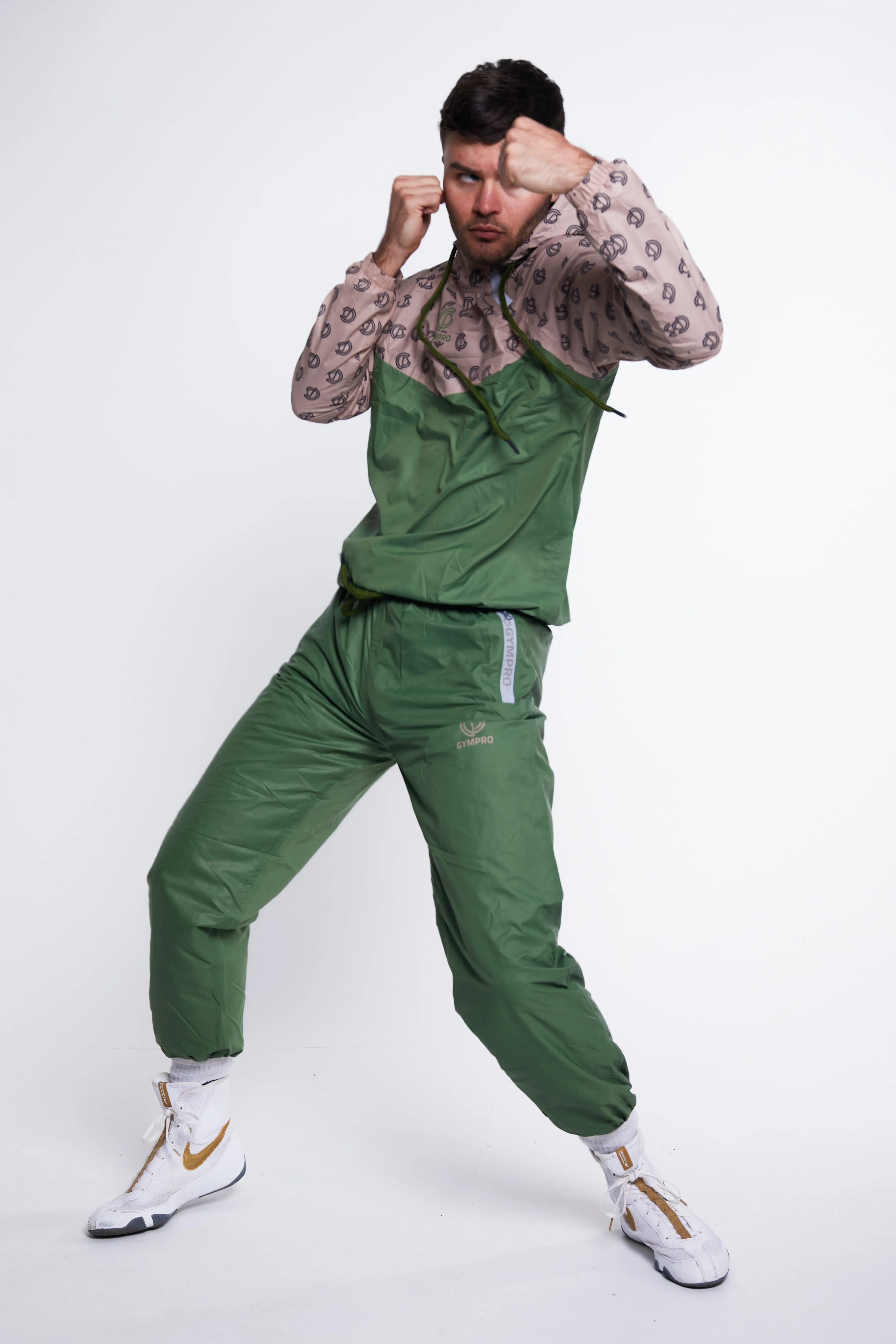 Hybrid Performance Sweat Suit - Green/Print