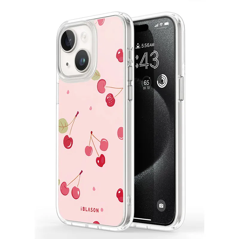 iPhone 14 Plus Halo MagSafe Cute Phone Case - Cherry on Top