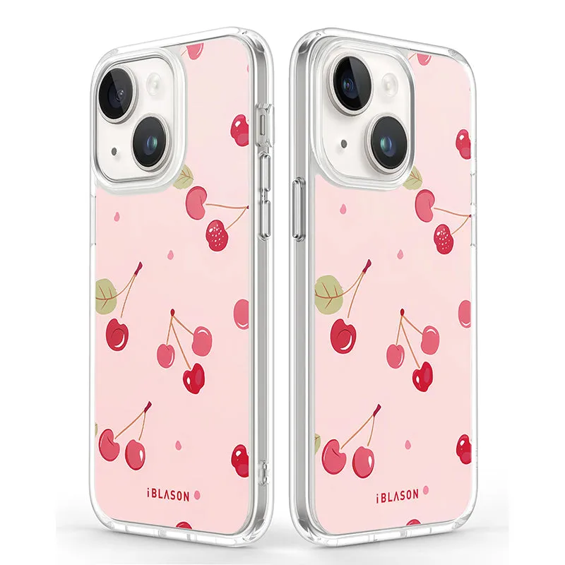 iPhone 14 Plus Halo MagSafe Cute Phone Case - Cherry on Top