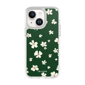 iPhone 15 Plus Halo MagSafe Cute Phone Case - Green Daisies