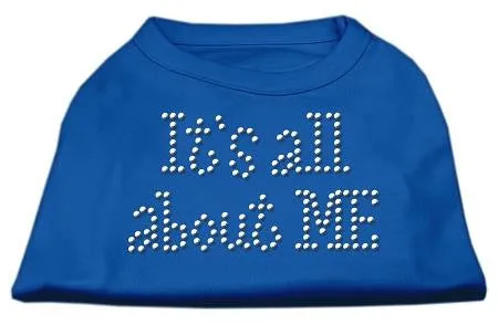 It's All About Me Rhinestone Shirts Blue Sm (10)