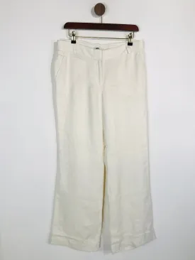 J. Crew Women's Wide Leg Chinos Trousers | US6 UK10 | White