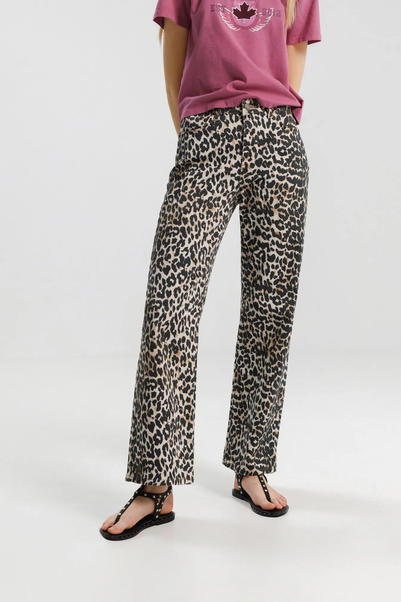 JEANS LEOPARDO