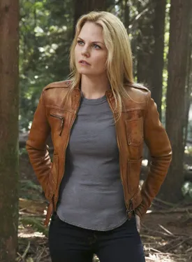 Jennifer Morrison Once Upon A Time Leather Jacket #2